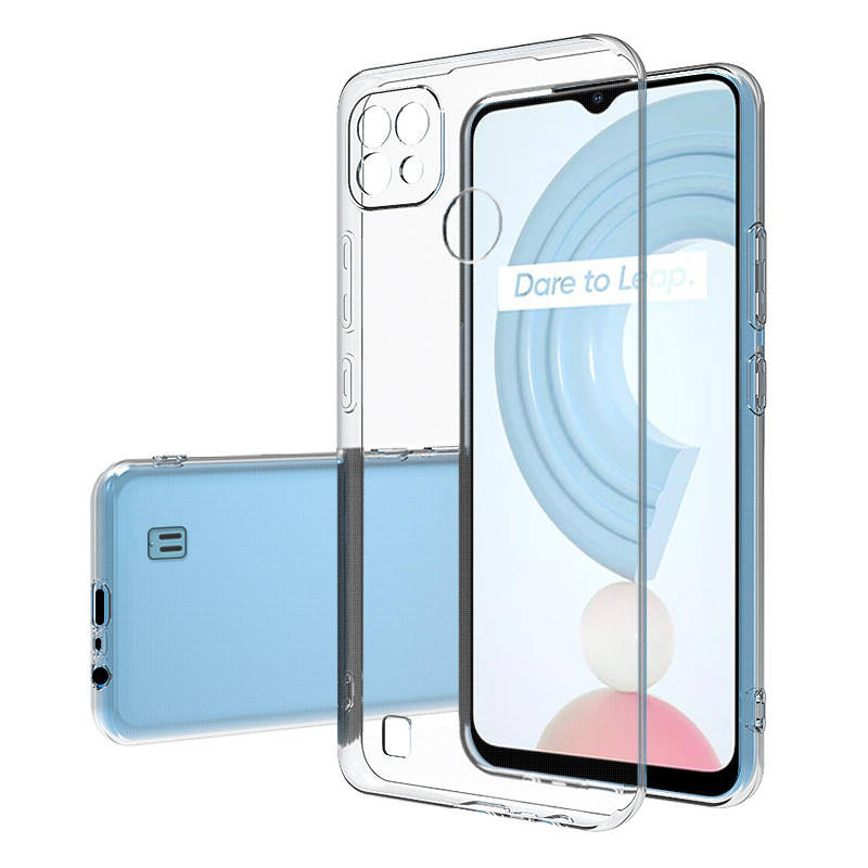 

Ультратонкий 0,3 мм чехол для Realme C21 прозрачный