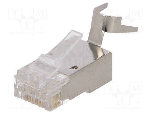 

LOG-MP0033 Plug; RJ45; PIN:8; Cat:6,6a,7,7a; shielded; Pin layout:8p8c; male