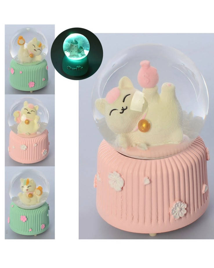 

Снежный шар светящийся