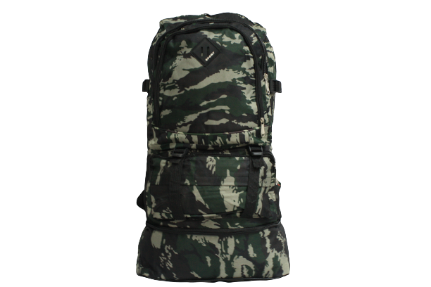 

Рюкзак камуфляж 40/50л тактический, армейский, военный, туристический, походный, баул, раскладной, Зелёный