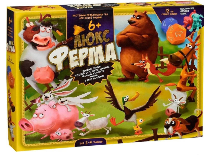 

Настольная игра Danko Toys Люкс Ферма 07-46 39х5х29 см