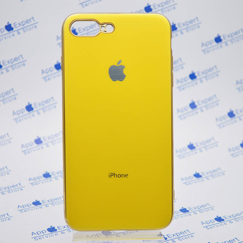 

Чехол накладка Glossy Silicon Case для Apple iPhone 7 Plus/8 Plus Yellow, Желтый