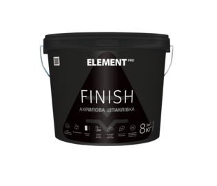 

Финишная акриловая шпатлевка FINISH ELEMENT PRO, Белый