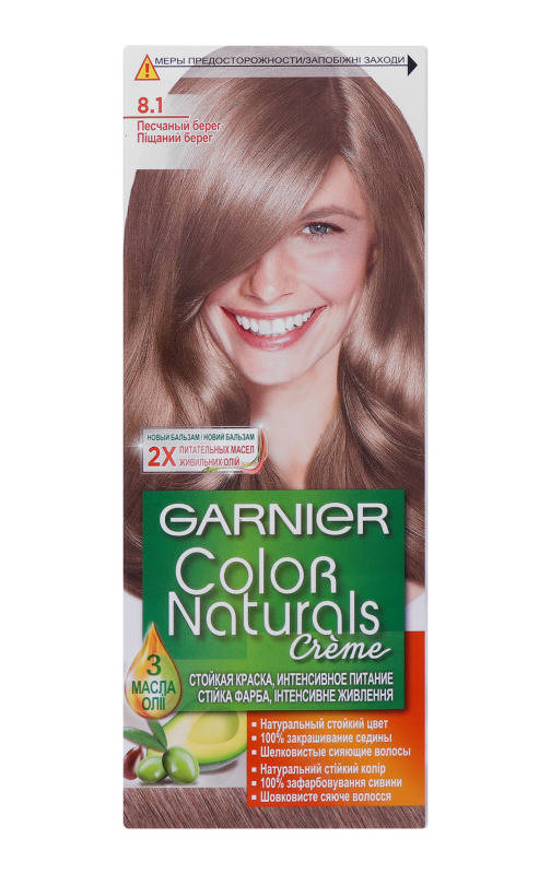 

Фарба для волосся Garnier Color Naturals 8.1 Пісочний берег