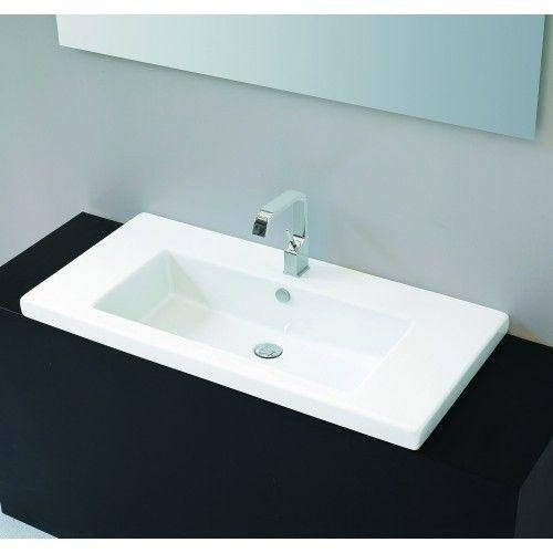 

Умывальник врезной в столешницу 1060x510 ArtCeram GAP GPL001 Италия, Белый