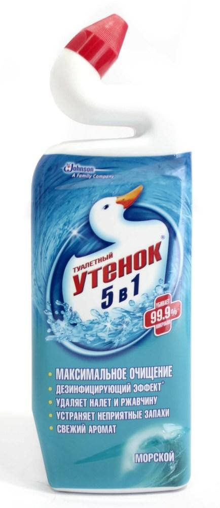 

Средство Туалетный Утенок 5в1 дезинфиц. 500мл Морской