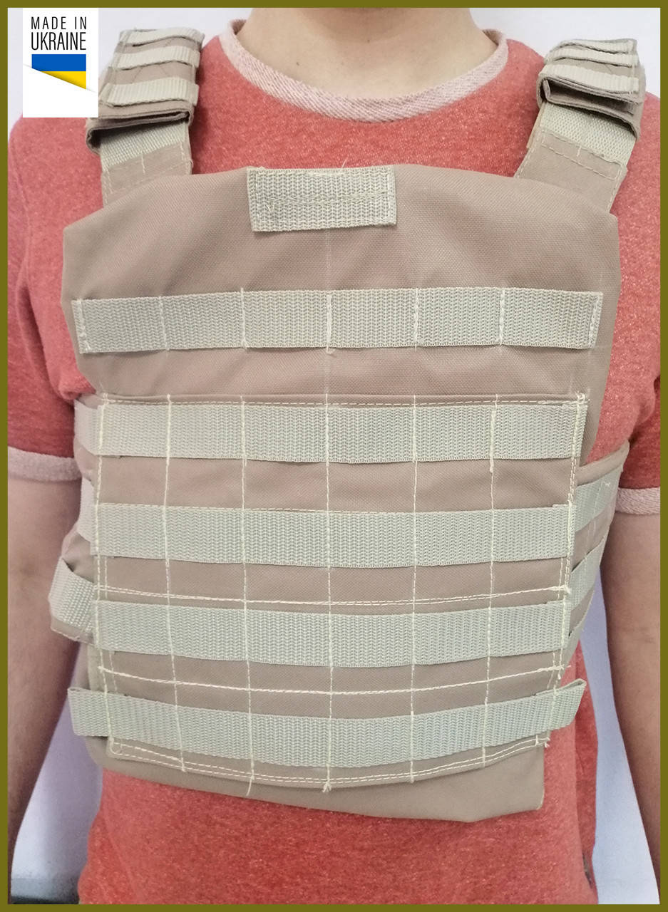 

Плитоноска, без плит, песочная (made in Ukraine)