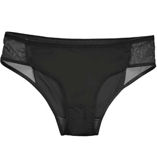 

Женские трусики с сеточкой по бокам XL, Черный