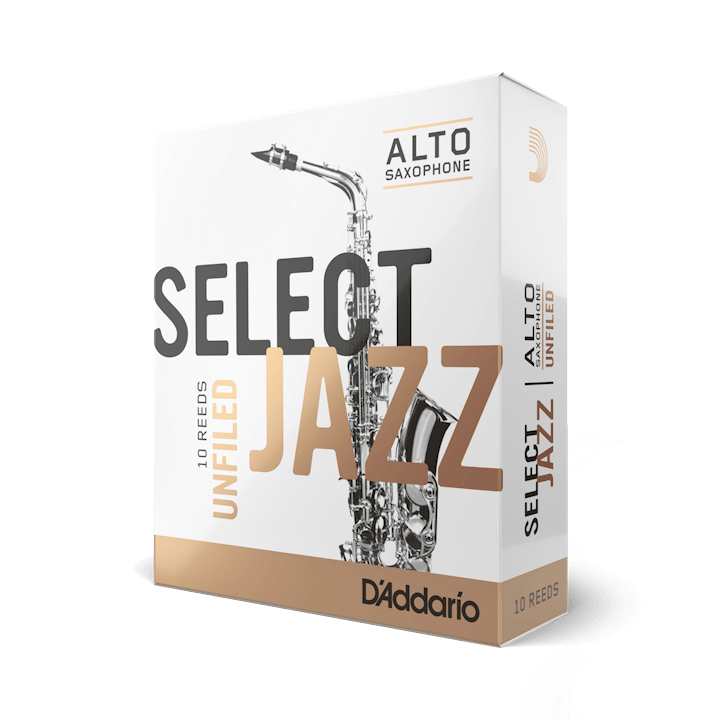 

Трость для альт саксофона D'ADDARIO Select Jazz - Alto Sax Unfiled 3H - 10 Pack