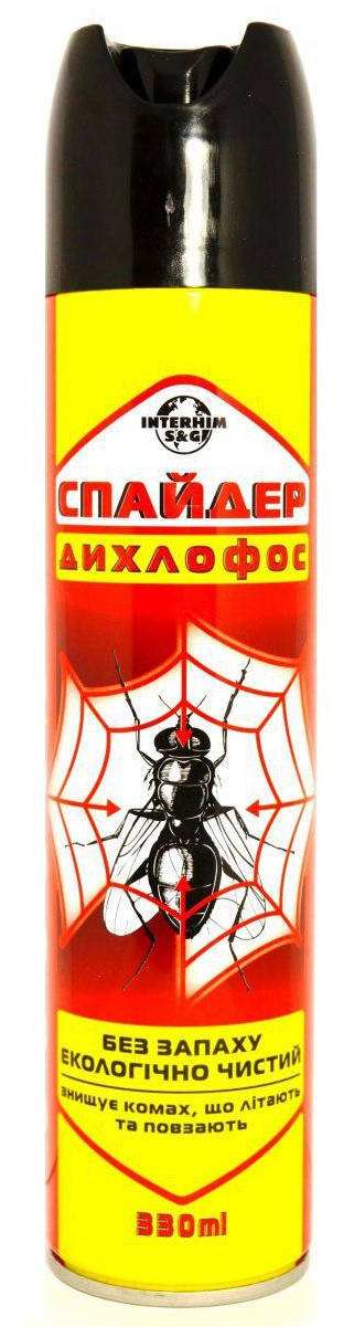 

Дихлофос Спайдер 330 мл без запаха
