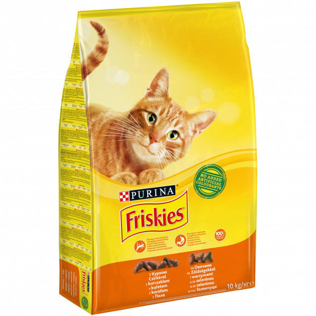 

Сухой корм для кошек Purina Friskies Adult с курицей и овощами (НА РАЗВЕС)