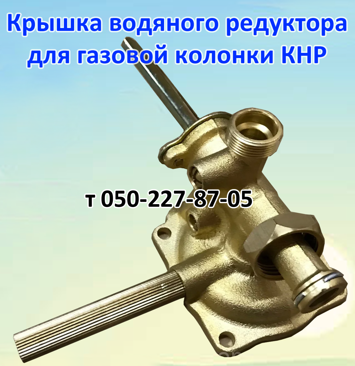 

Крышка водяного блока для газовой колонки Дион