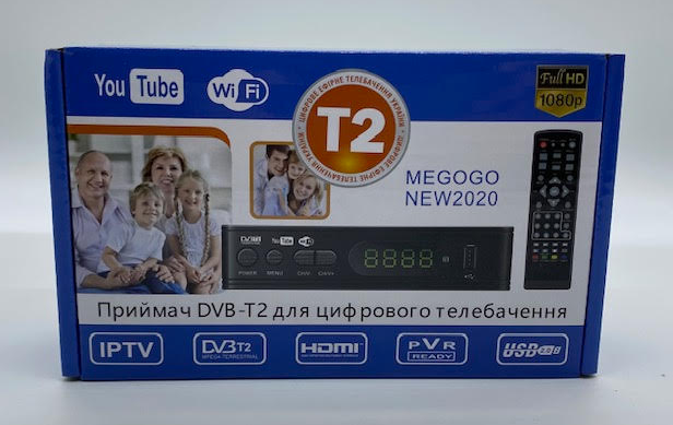 

Тюнер Т2 MEGOGO-2020 DVB-T2 5V (Пластик)