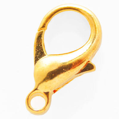 

Застежка карабин-лобстер металл, цвет золото