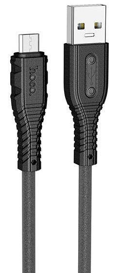 

Кабель USB Hoco X67 Nano Silicone MicroUSB Cable Black, Черный
