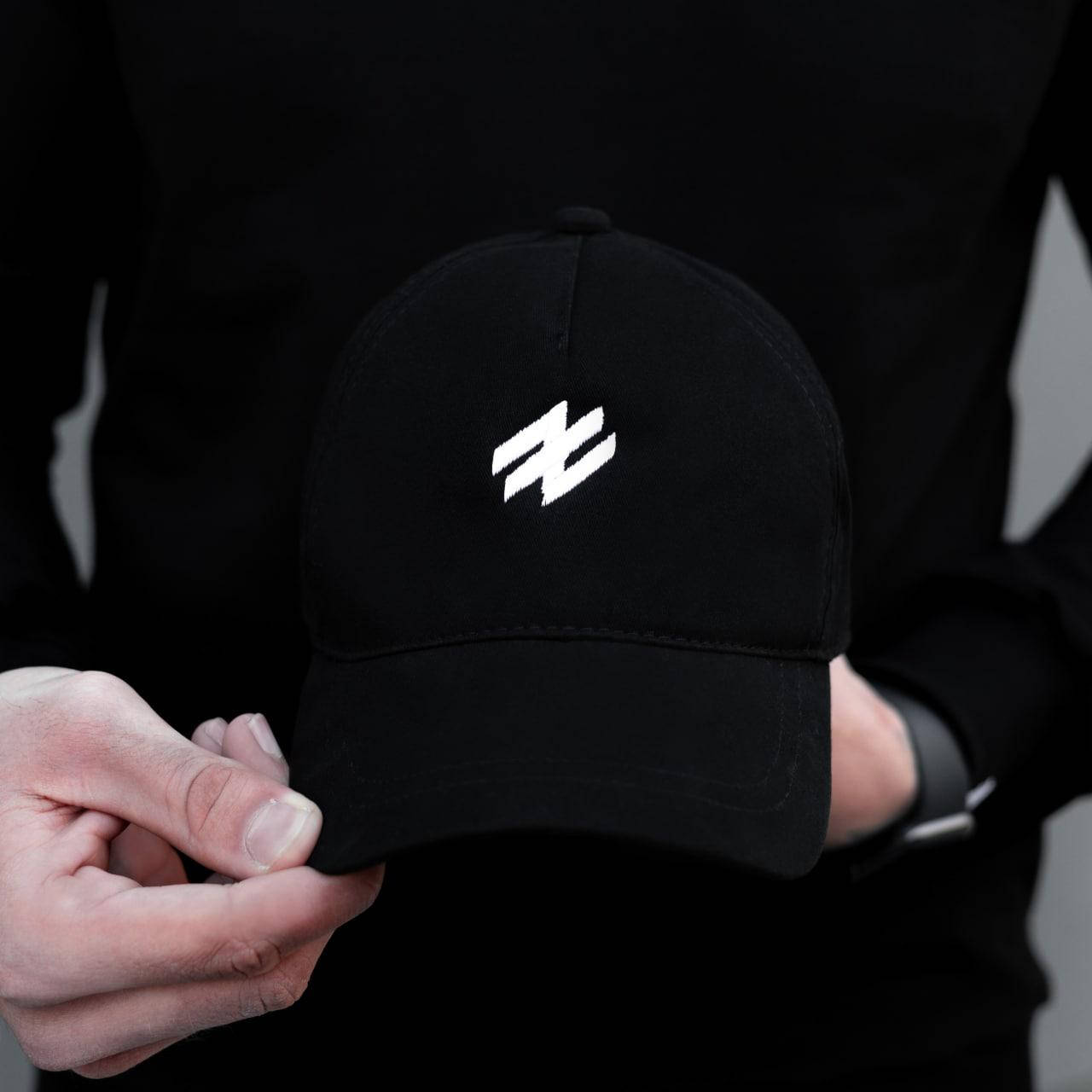 

Кепка мужская Pobedov Cap "АЗОВ знак", кепка мужская черная, Черный