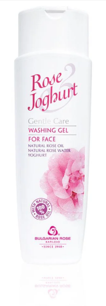 

Гель для лица Bulgarian Rose Rose Joghurt Очищающий, Болгарская Роза, Карлово, 250 мл.