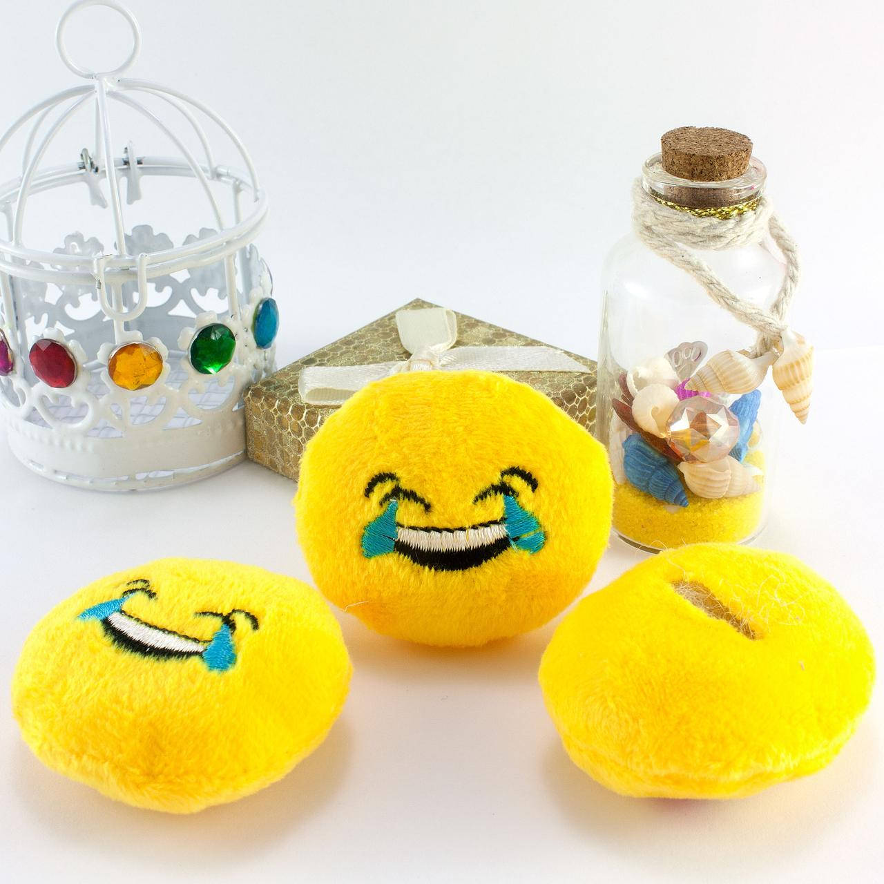 

Плюшевая заготовка мини игрушка 50х45 Смайл