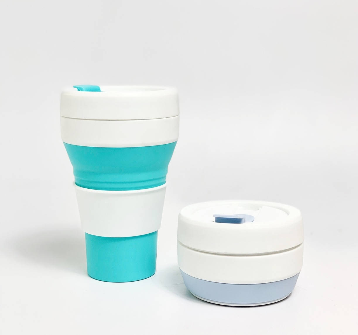 

Складной силиконовый стакан 1000 Дрібниць Трансформер 450 мл 25223,3