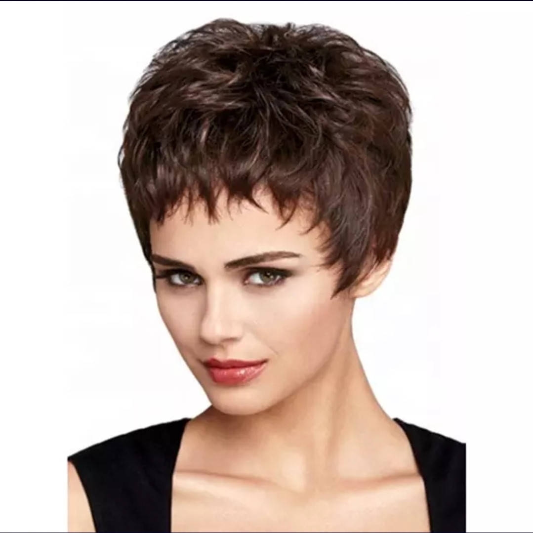 

Парик женский короткая стрижка pixi шатен