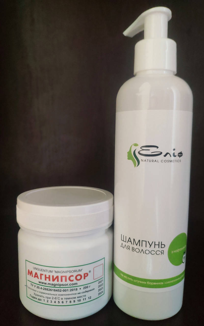 

Набор для лечения псориаза головы - мазь "Магнипсор" и шампунь для волос Елиф 250 мл