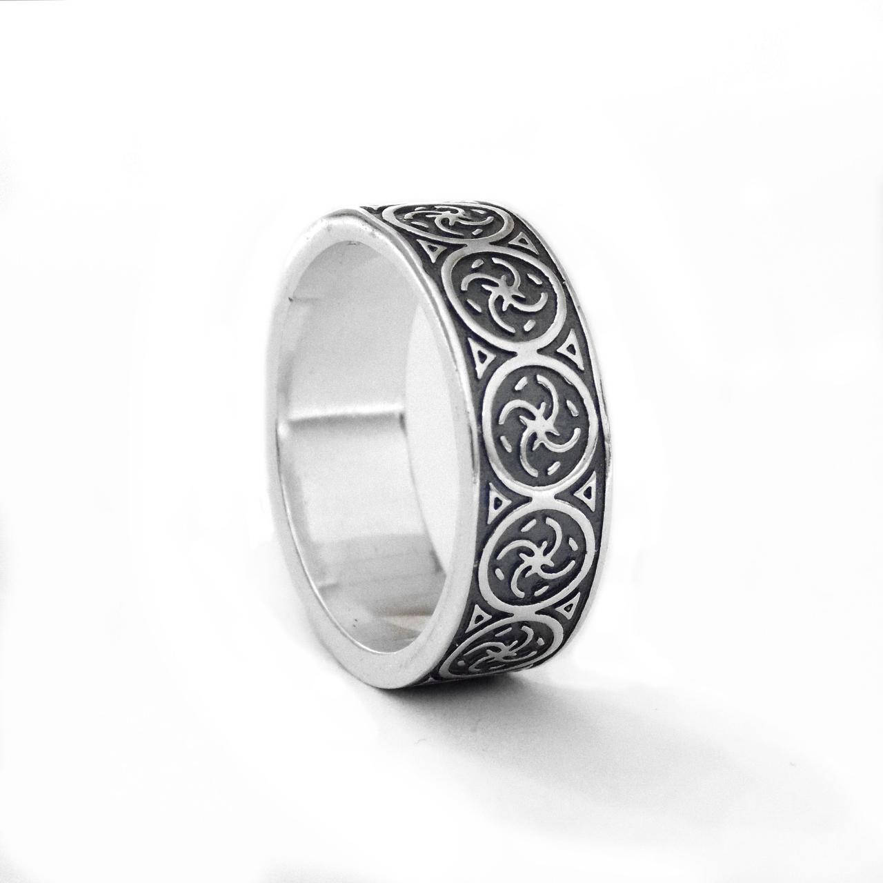 

Серебряное кольцо "Свадебник" 925 пробы