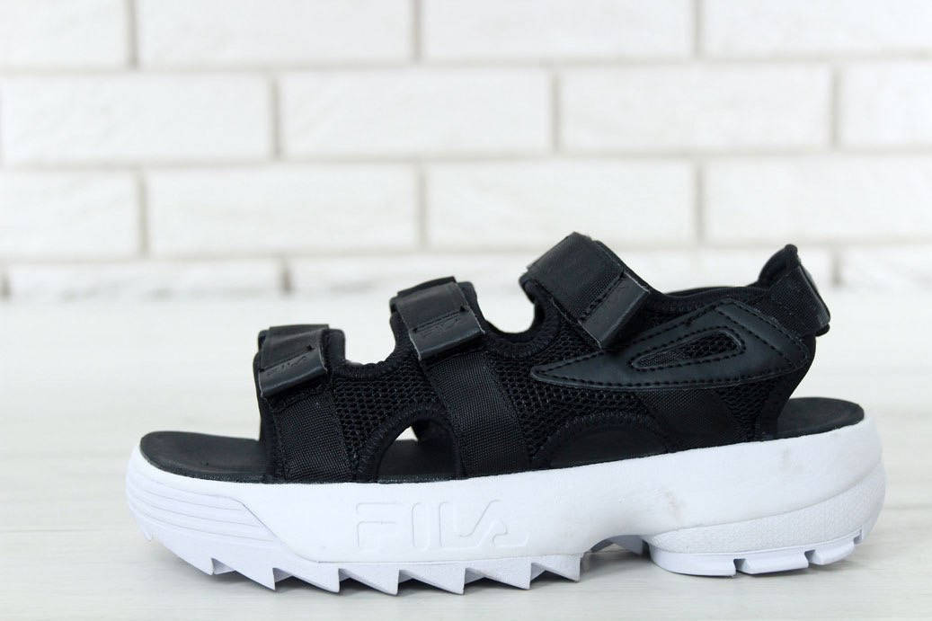 

Женские сандалии Fila Disruptor Sandal Black (босоножки фила дисраптор, черные) 44