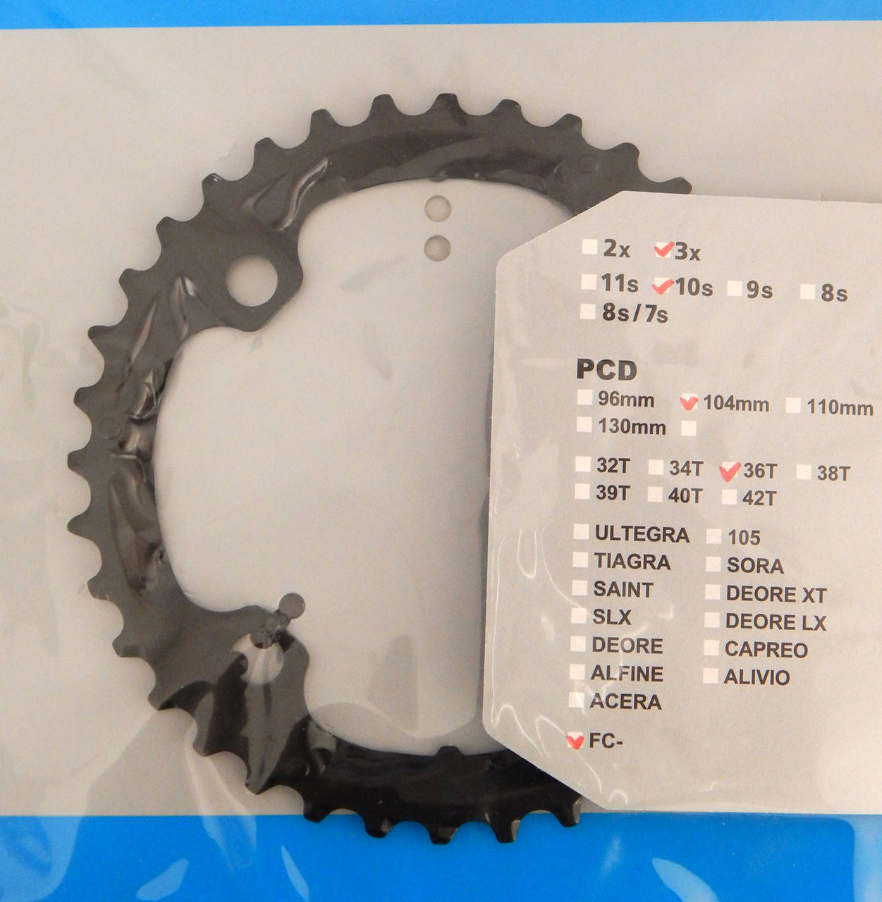 

Зірка шатунів Shimano Deore FC-M610/T521 36T