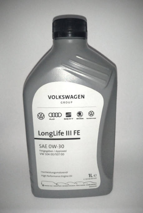 

Масло моторное VAG 0W-30 Long Life III FE 1лит