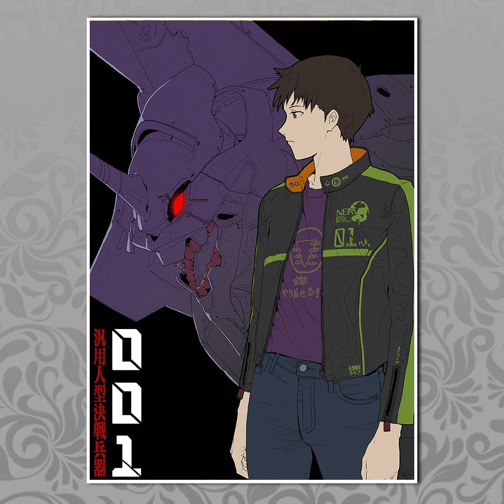 

Плакат Аниме Evangelion 014