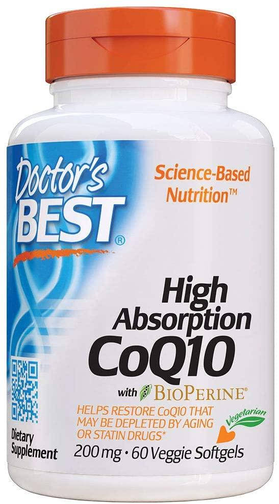 

Коэнзим Q10 Doctor's Best CoQ10 200 mg 60 капсул