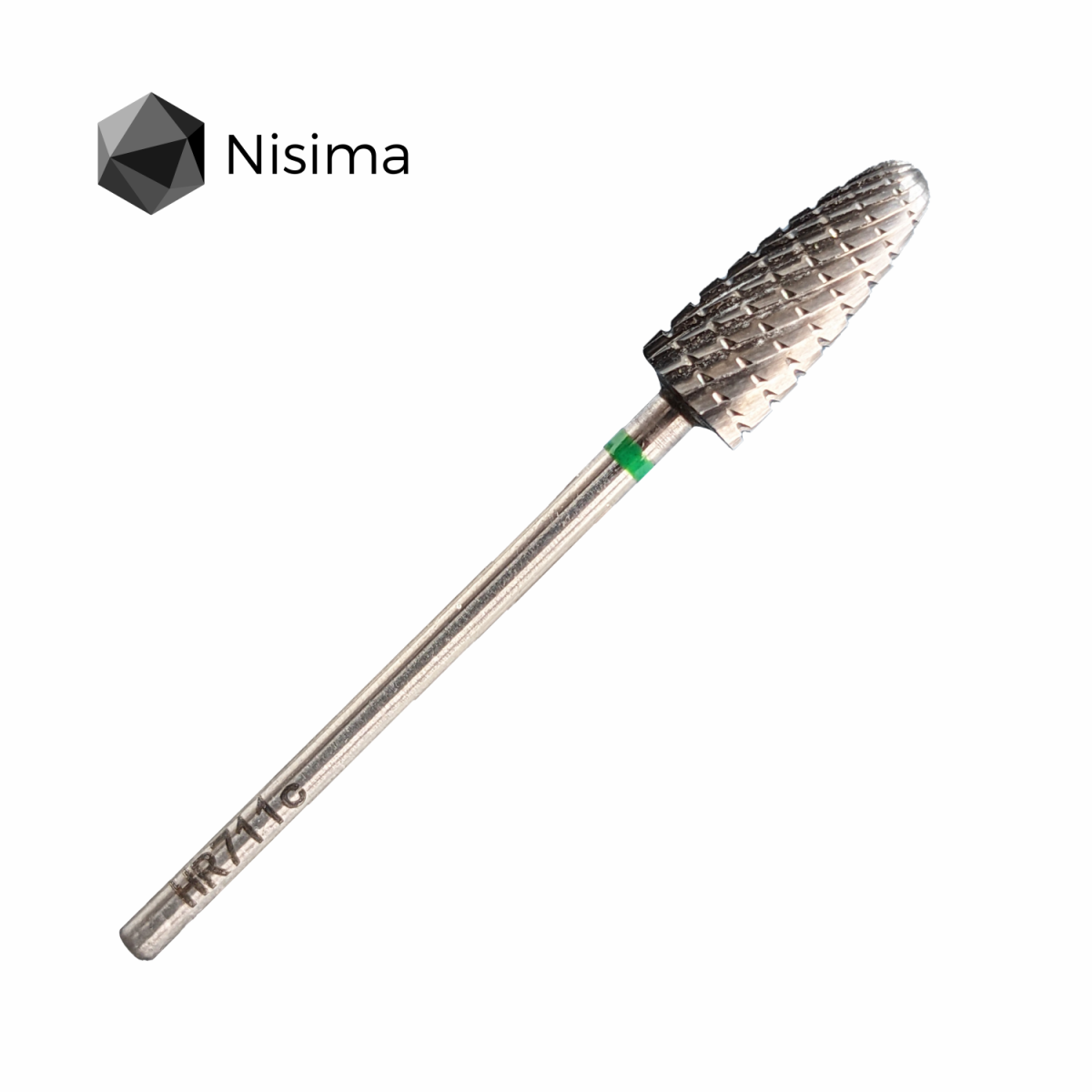 

Для швидкого зняття зелений абразив HR711cK Nisima, Зелёный