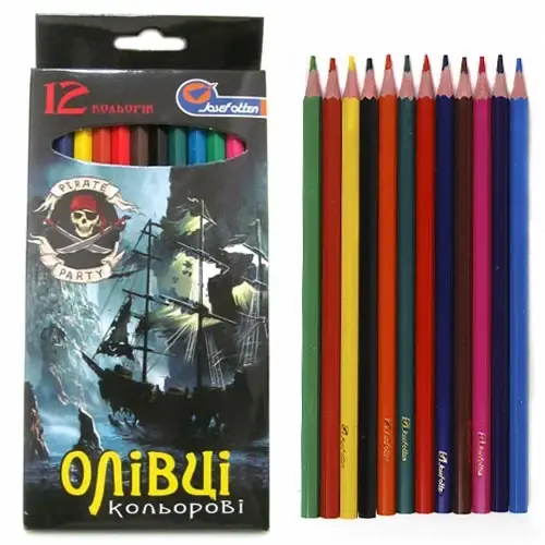 

Карандаши цветные "Pirate", 1051AU-12, 12 цветов