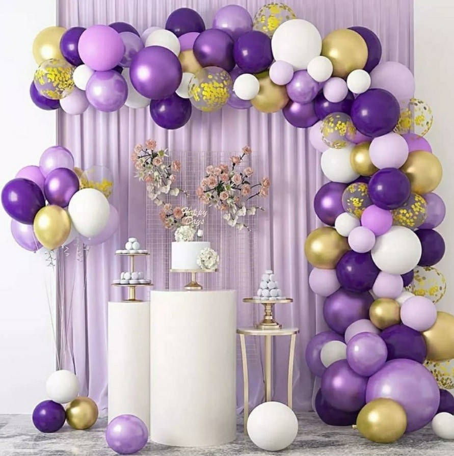 

Гирлянда арка из воздушных шариков для фотозоны ( комплект 125 шт ) 10041