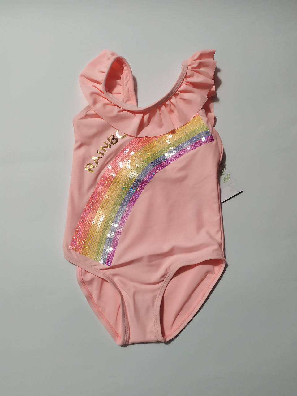 

Купальник цельный для девочки розовый пайетки Primark р.104, 116, 122см