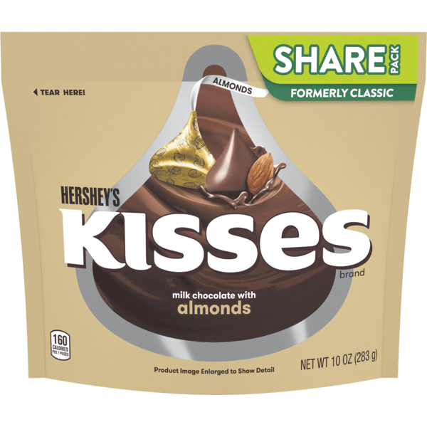 

Kisses Milk Chocolate Almonds 283 g