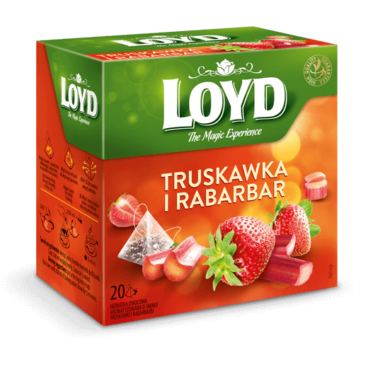 

Чай пакетированный Loyd Tea Клубника - Ревень 20 шт