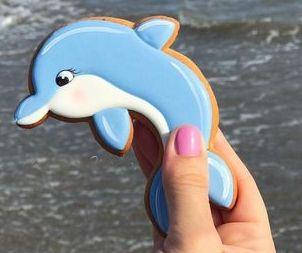 

Вирубка для пряника Дельфін