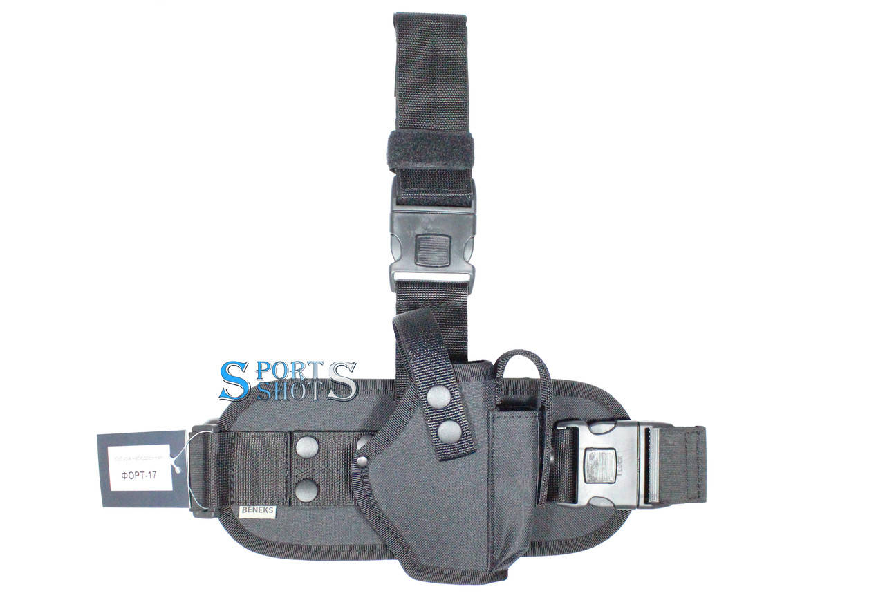

Кобура набедренная Форт-17 с платформой (oxford 600d, чёрная), Черный