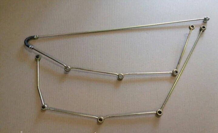 

Трубка дренажная форсунки КамАЗ (лев.+прав). (метал. н/о) ( ДК )