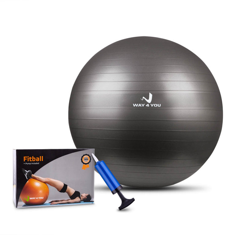 

Мяч для Фитнеса Anti-Burst (Фитбол) 75см Way4you Серый