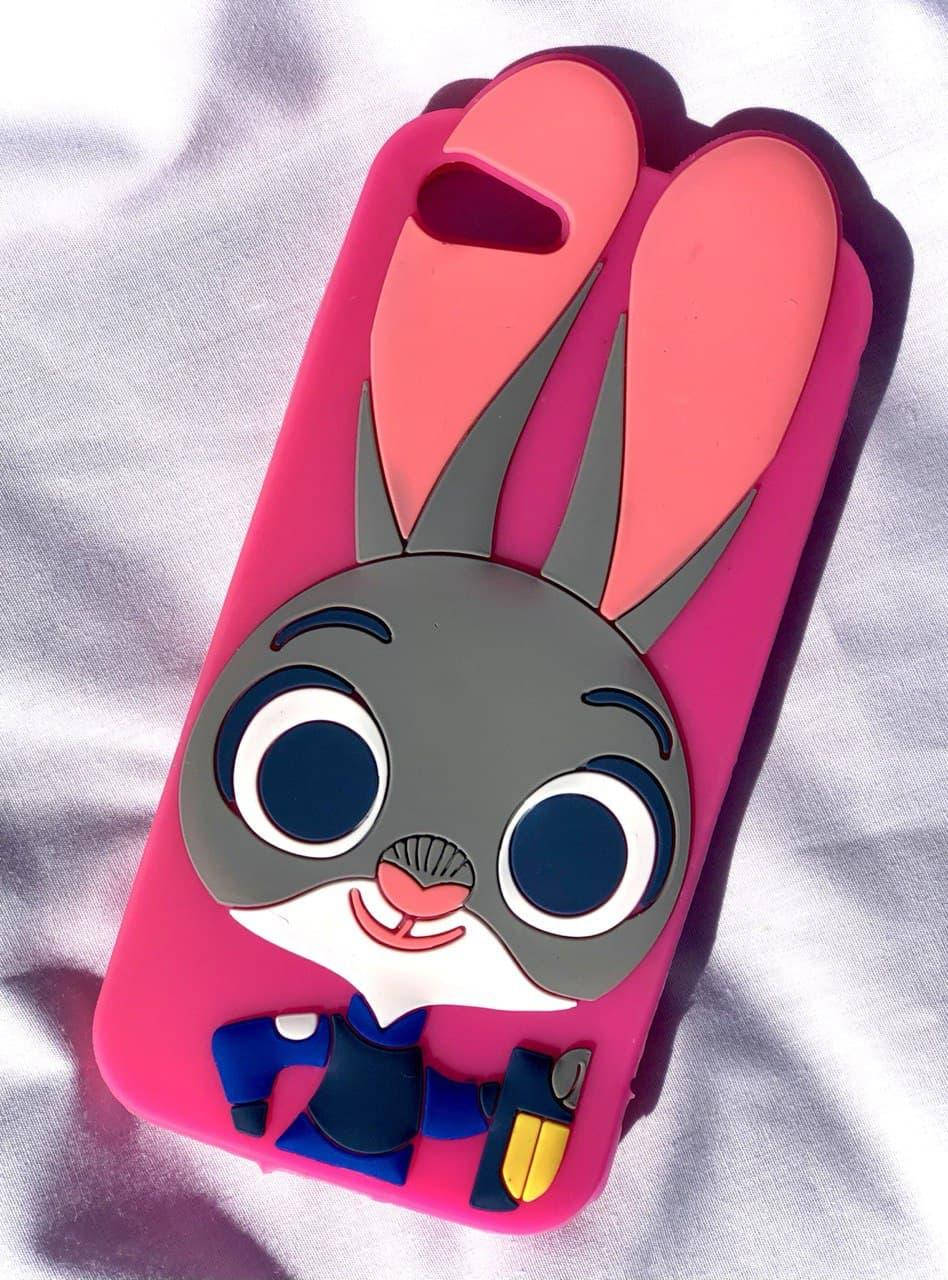 

3D Чехол Джуди Хоппс для iPhone 7/8/ SE 2020, Малиновый