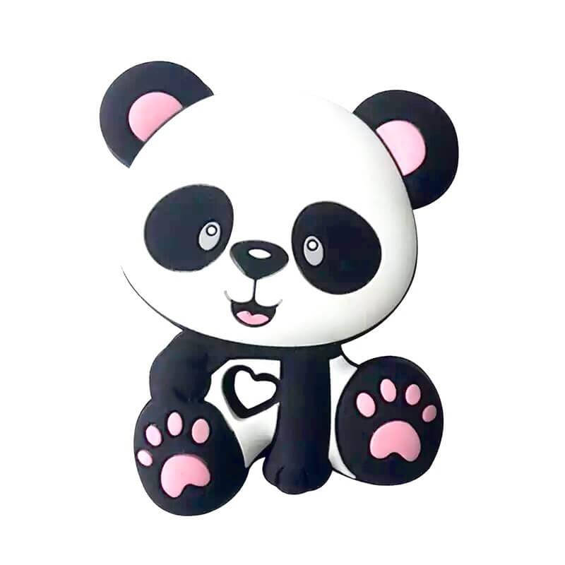 

Панда Новая (розовый), силиконовый прорезыватель для зубов