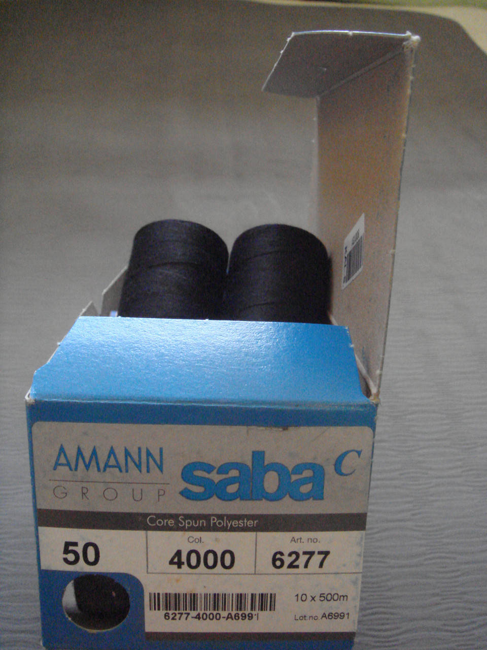 

Amann Saba С № 50. цвет 4000 ( ЧЁРНЫЙ). 5000 м