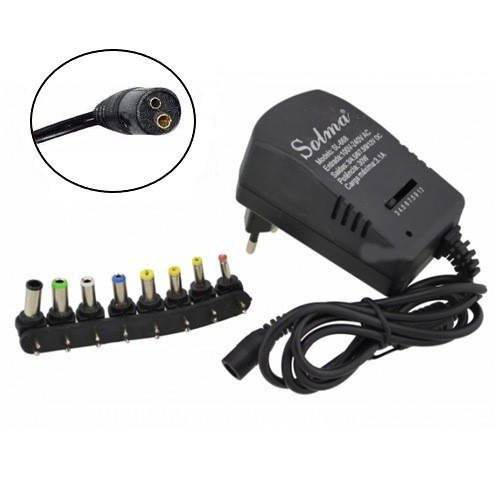 

Блок питания универсальный 3-12В 30Вт 8 штекеров, Solma SL-668