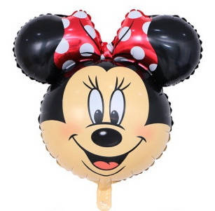 

Фольговані фігурні кулі Голова Minnie Mouse". Размер: 69см.