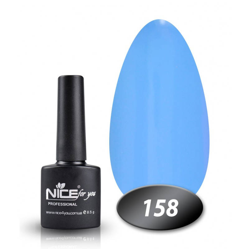 

Гель лак Nice for you 158 лазурно-серый 8,5 мл