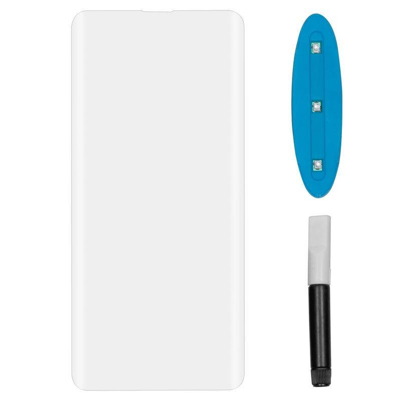 

Захисне скло All Spares для Samsung G973 Galaxy S10, з УФ лампою, 5D Full Glue