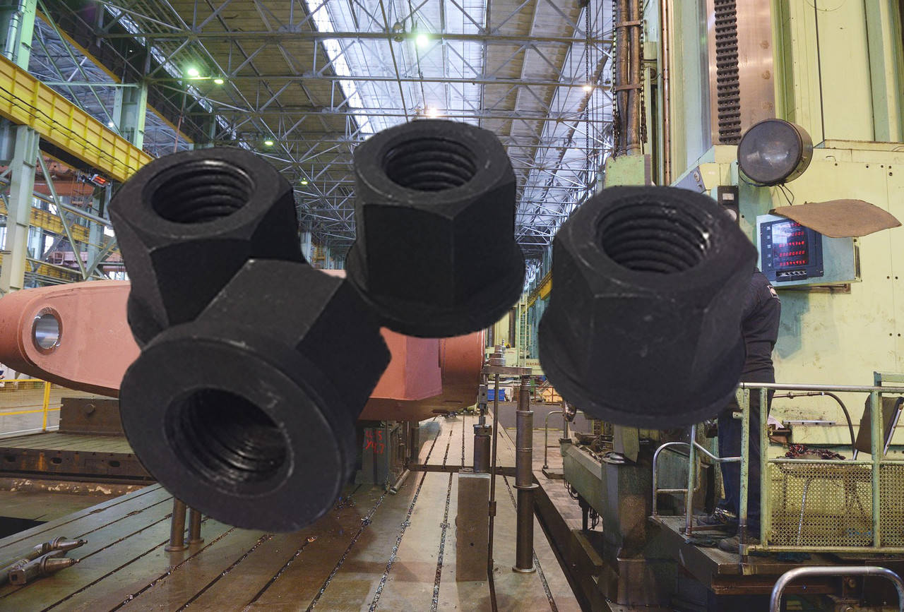 

Гайка М6 высокая с буртиком ГОСТ 8918-69, DIN 6331