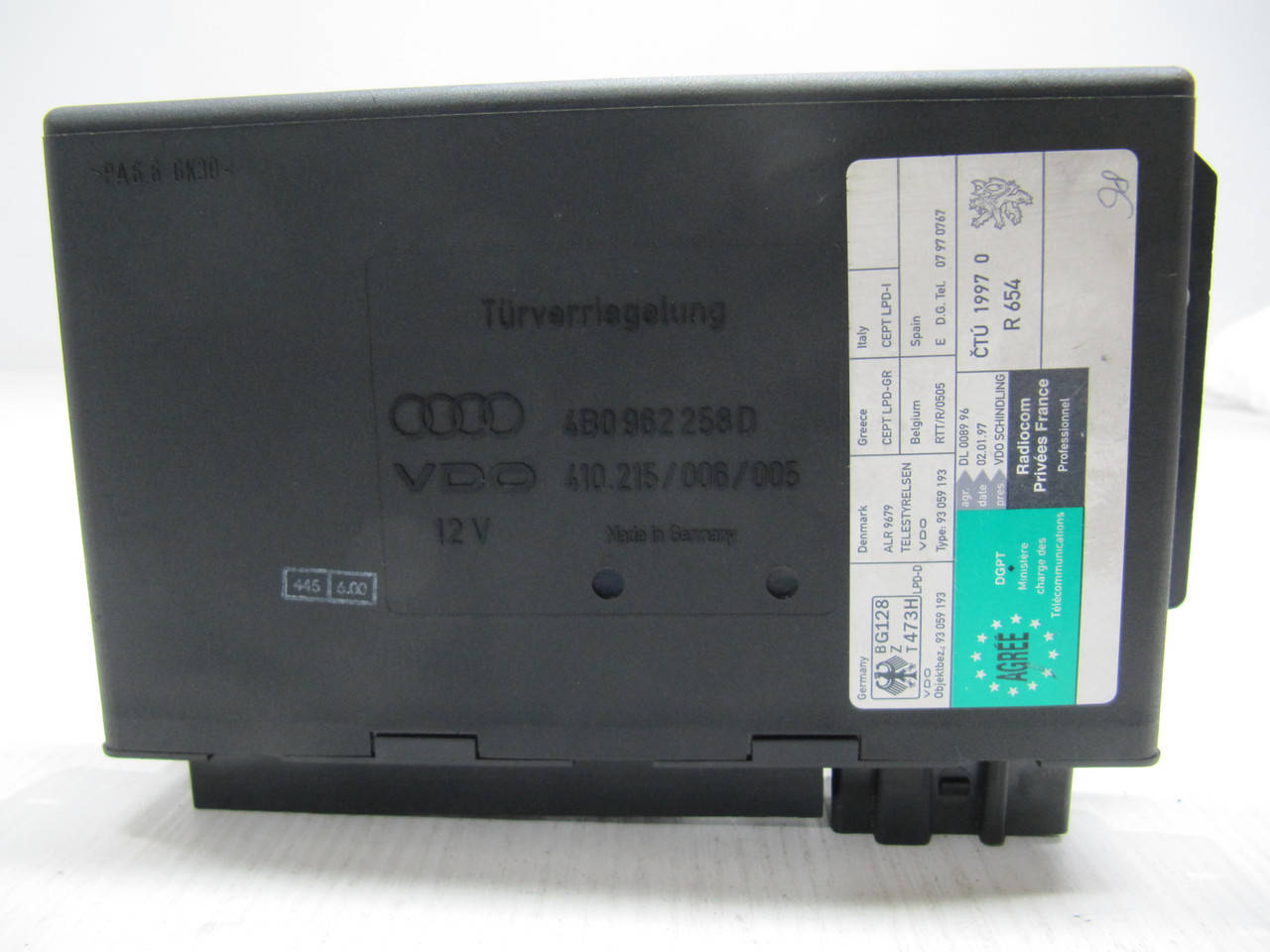 

Блок комфорта Ауди А6 С5 Audi A6 C5 Оригинал 4B0 962 258 D